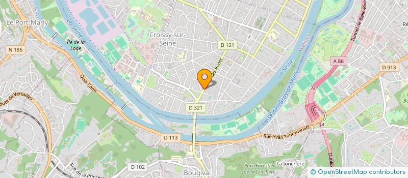 localisation de l'entreprise BIGTRANS à CROISSY-SUR-SEINE