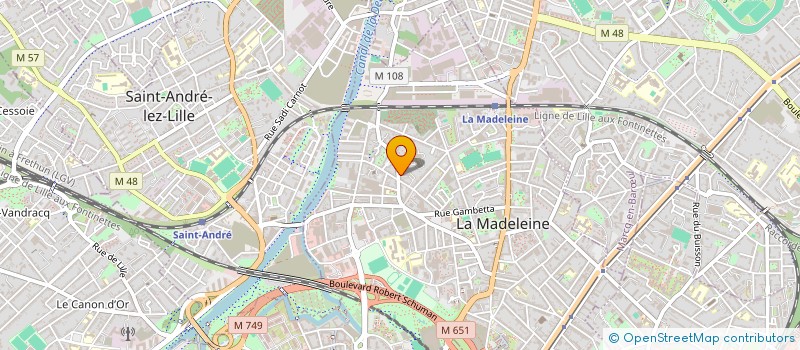 localisation de l'entreprise BIGTRIO  LA MADELEINE