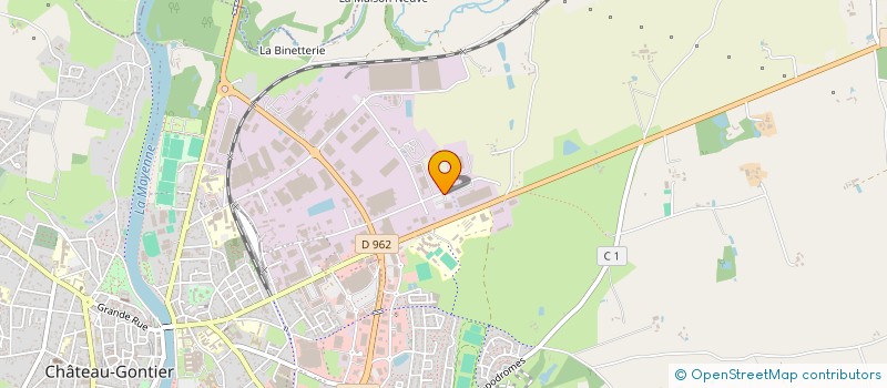 localisation de l'entreprise BIGUGLIA  CHATEAU-GONTIER-SUR-MAYENNE