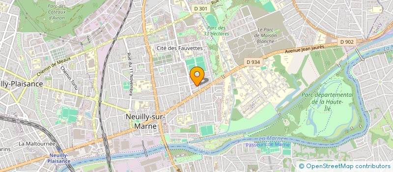 localisation de l'entreprise BIGUINDE à NEUILLY-SUR-MARNE