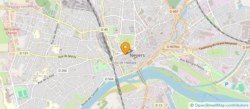 localisation de l'entreprise BIGY'S BARBER à NEVERS