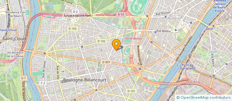 localisation de l'entreprise BIHAN à BOULOGNE-BILLANCOURT