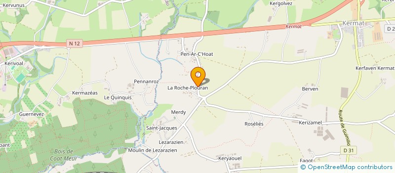 localisation de l'entreprise BIHAN FAMILY  GUICLAN