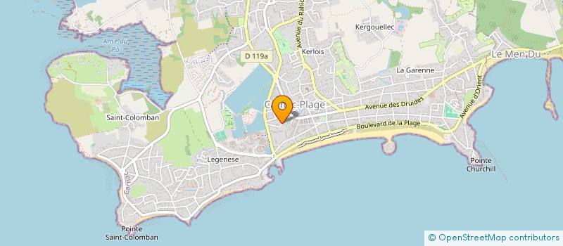 localisation de l'entreprise BIHAN MAMIEL  CARNAC