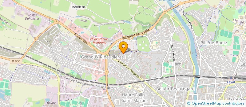 localisation de l'entreprise BIHEL  LAVAL