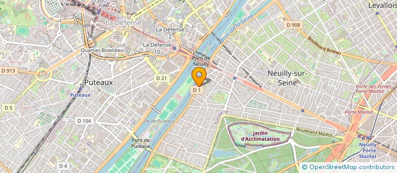 localisation de l'entreprise BIHET PERE FILS ELECTRICITE à NEUILLY-SUR-SEINE