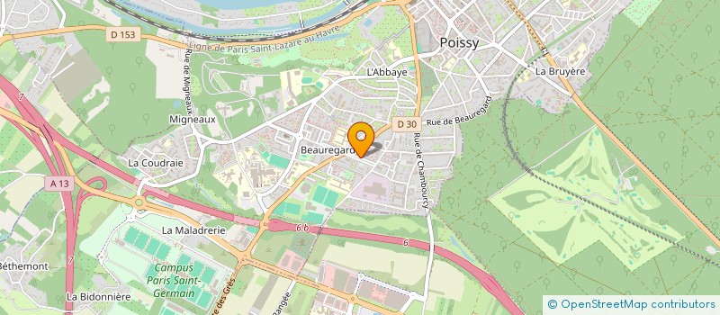 localisation de l'entreprise BIHIZ AUTO  POISSY