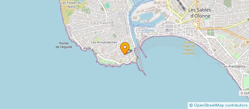 localisation de l'entreprise BIHOREAU BRUNET à LES SABLES D'OLONNE