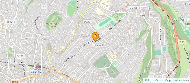 localisation de l'entreprise BIHOREL IMMOBILIER à BIHOREL