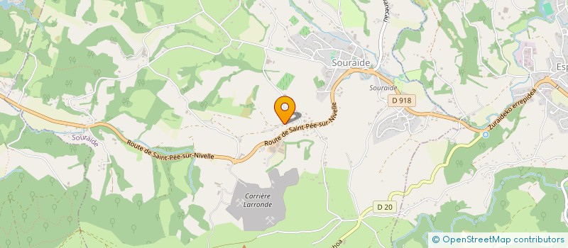 localisation de l'entreprise BIHOTZ à SOURAIDE