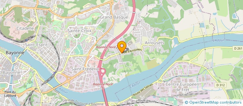 localisation de l'entreprise BIHOTZ  BAYONNE