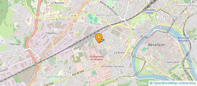 localisation de l'entreprise BIHOTZ TRAITEUR  BESANCON