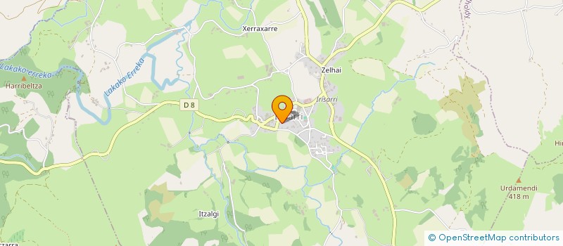 localisation de l'entreprise BIHOTZEAN à BIDARRAY