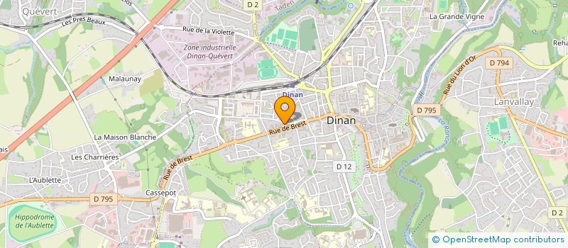 localisation de l'entreprise BIHOUE à DINAN