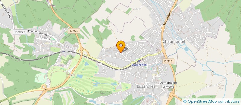 localisation de l'entreprise BIHRM à LUZARCHES