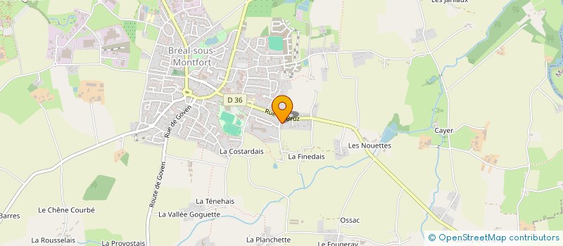 localisation de l'entreprise BIJAM  BREAL-SOUS-MONTFORT