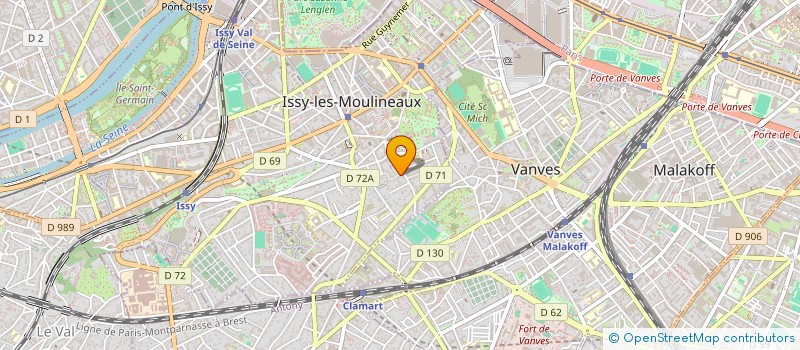 localisation de l'entreprise BIJARD CONSEIL à ISSY-LES-MOULINEAUX