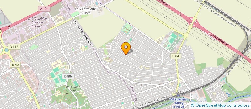 localisation de l'entreprise BIJAUGEUR  MITRY-MORY