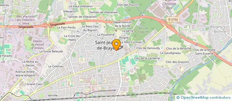 localisation de l'entreprise BIJCA à SAINT-JEAN-DE-BRAYE