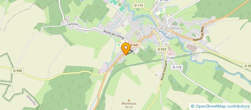 localisation de l'entreprise BIJENHOF HOYEZ  AUXI-LE-CHATEAU