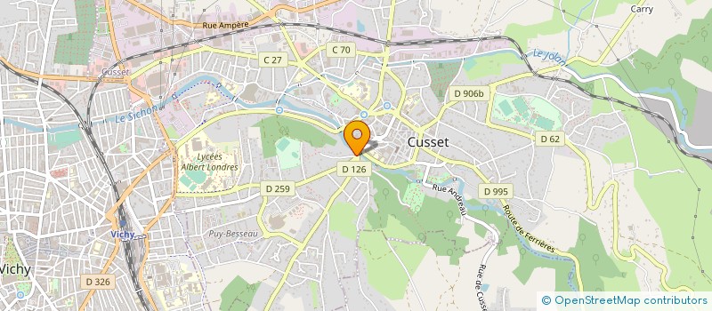 localisation de l'entreprise BIJIN à CUSSET