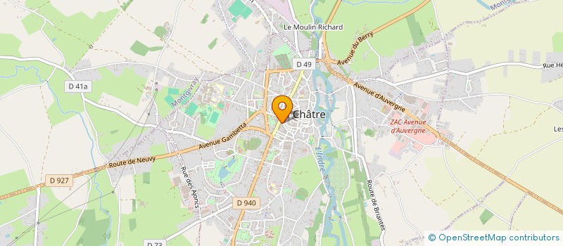 localisation de l'entreprise BIJOTAT SPORTS à LA CHATRE