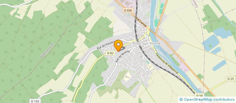 localisation de l'entreprise BIJOU  PONT-SUR-YONNE