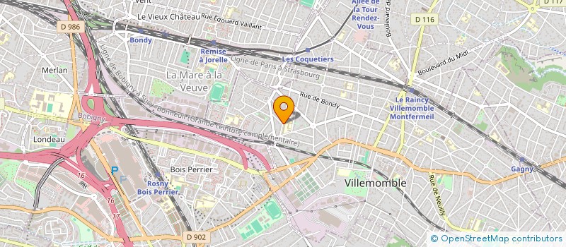 localisation de l'entreprise BIJOU BAT à VILLEMOMBLE