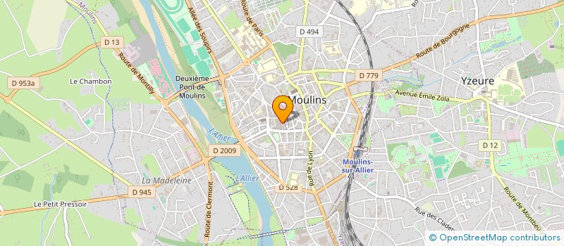 localisation de l'entreprise BIJOU-CAILLOU à MOULINS