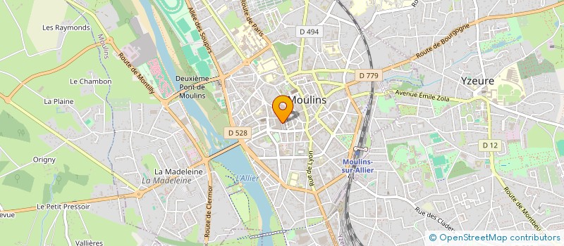 localisation de l'entreprise BIJOU CAILLOU à MOULINS