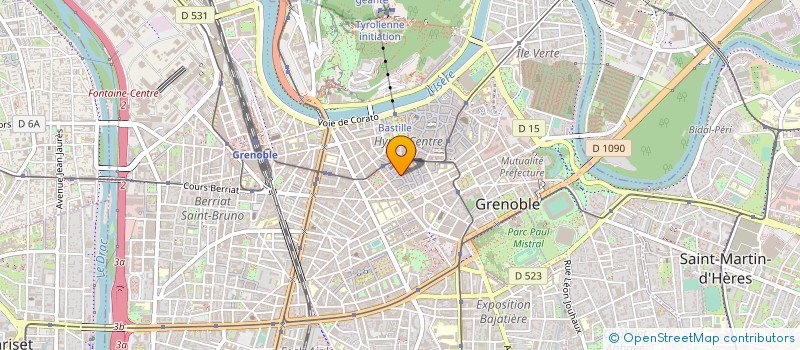 localisation de l'entreprise BIJOU RUBIN GRENOBLE  GAP