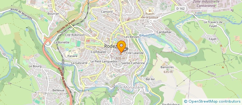 localisation de l'entreprise BIJOU RUBIN RODEZ à RODEZ