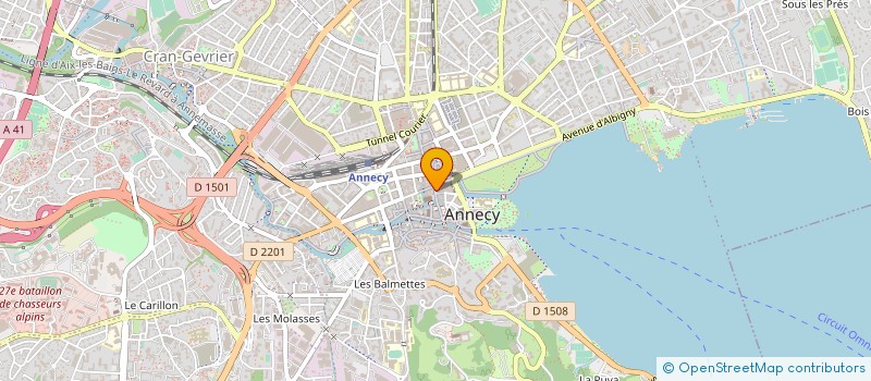 localisation de l'entreprise BIJOUMANIA à ANNECY