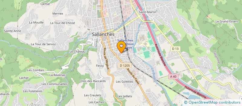 localisation de l'entreprise BIJOUTECH à SALLANCHES