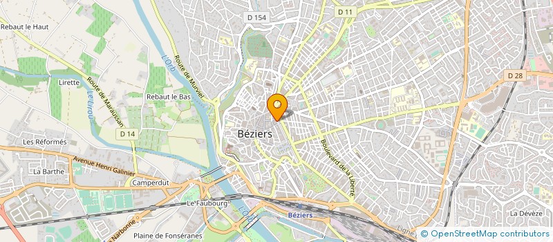 localisation de l'entreprise BIJOUTERIE AMBRE à BEZIERS