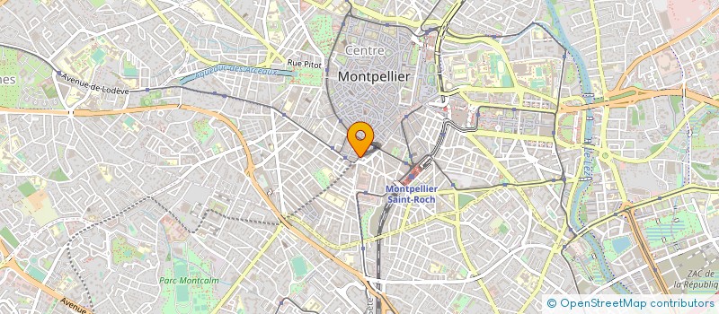 localisation de l'entreprise BIJOUTERIE ANDRE ORSSAUD à MONTPELLIER