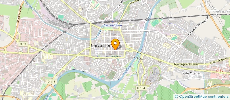 localisation de l'entreprise BIJOUTERIE ANTOINE DODEL  CARCASSONNE