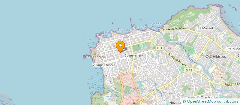 localisation de l'entreprise BIJOUTERIE AUGUSTE ET FILS  CAYENNE