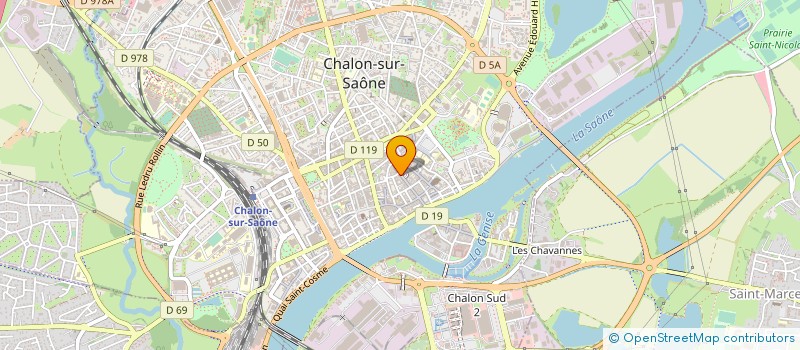 localisation de l'entreprise BIJOUTERIE AZY ROMANET à CHALON-SUR-SAONE