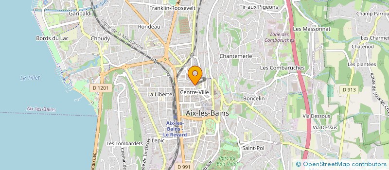 localisation de l'entreprise BIJOUTERIE BARBIER à AIX-LES-BAINS