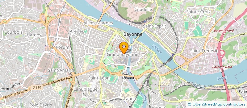 localisation de l'entreprise BIJOUTERIE BAUDUIN à BAYONNE