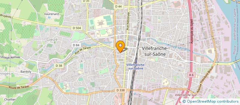 localisation de l'entreprise BIJOUTERIE BELDAHM  VILLEFRANCHE-SUR-SAONE