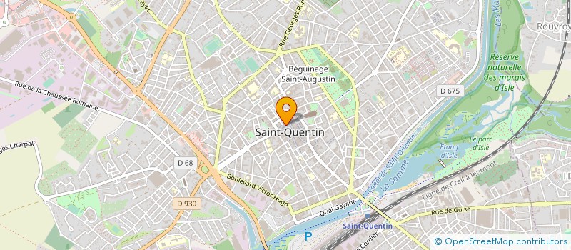localisation de l'entreprise BIJOUTERIE CARATS à SAINT-QUENTIN