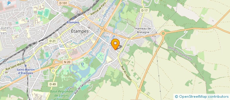 localisation de l'entreprise BIJOUTERIE CIRET DUBOIS à ETAMPES