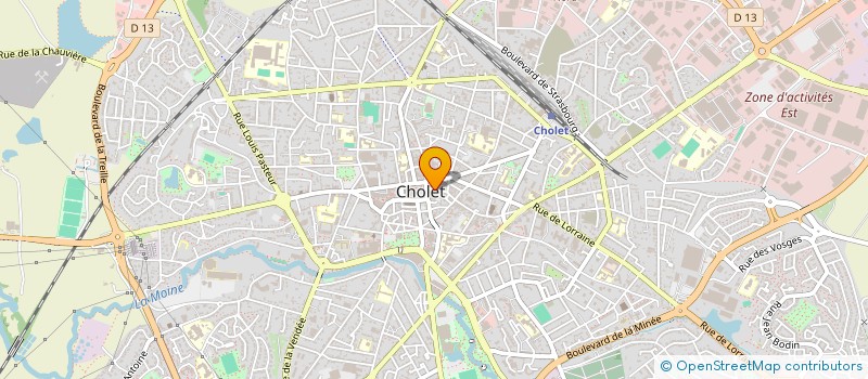 localisation de l'entreprise BIJOUTERIE DANIEL à CHOLET