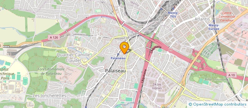 localisation de l'entreprise BIJOUTERIE DE LA GARE à PALAISEAU