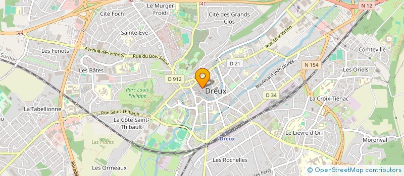 localisation de l'entreprise BIJOUTERIE DELRIEU à DREUX