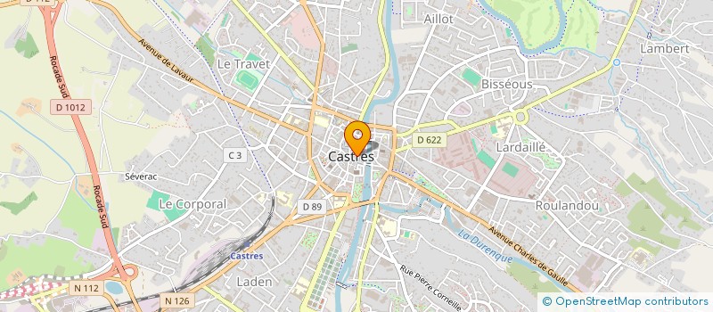 localisation de l'entreprise BIJOUTERIE DES ARCADES à CASTRES