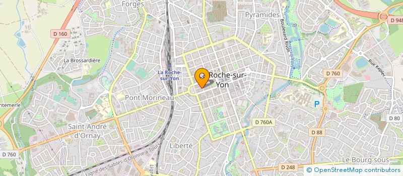 localisation de l'entreprise BIJOUTERIE DES OLONNES à LA ROCHE-SUR-YON
