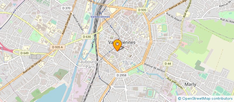 localisation de l'entreprise BIJOUTERIE DIDIER HOURDEAUX  VALENCIENNES